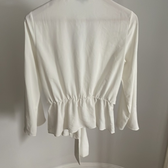 Topshop Double Wrap/Tie Front Top - Picture 6 of 6